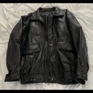 Vintage Giovanni Navarre Leather Mens Stone Design Size 2X